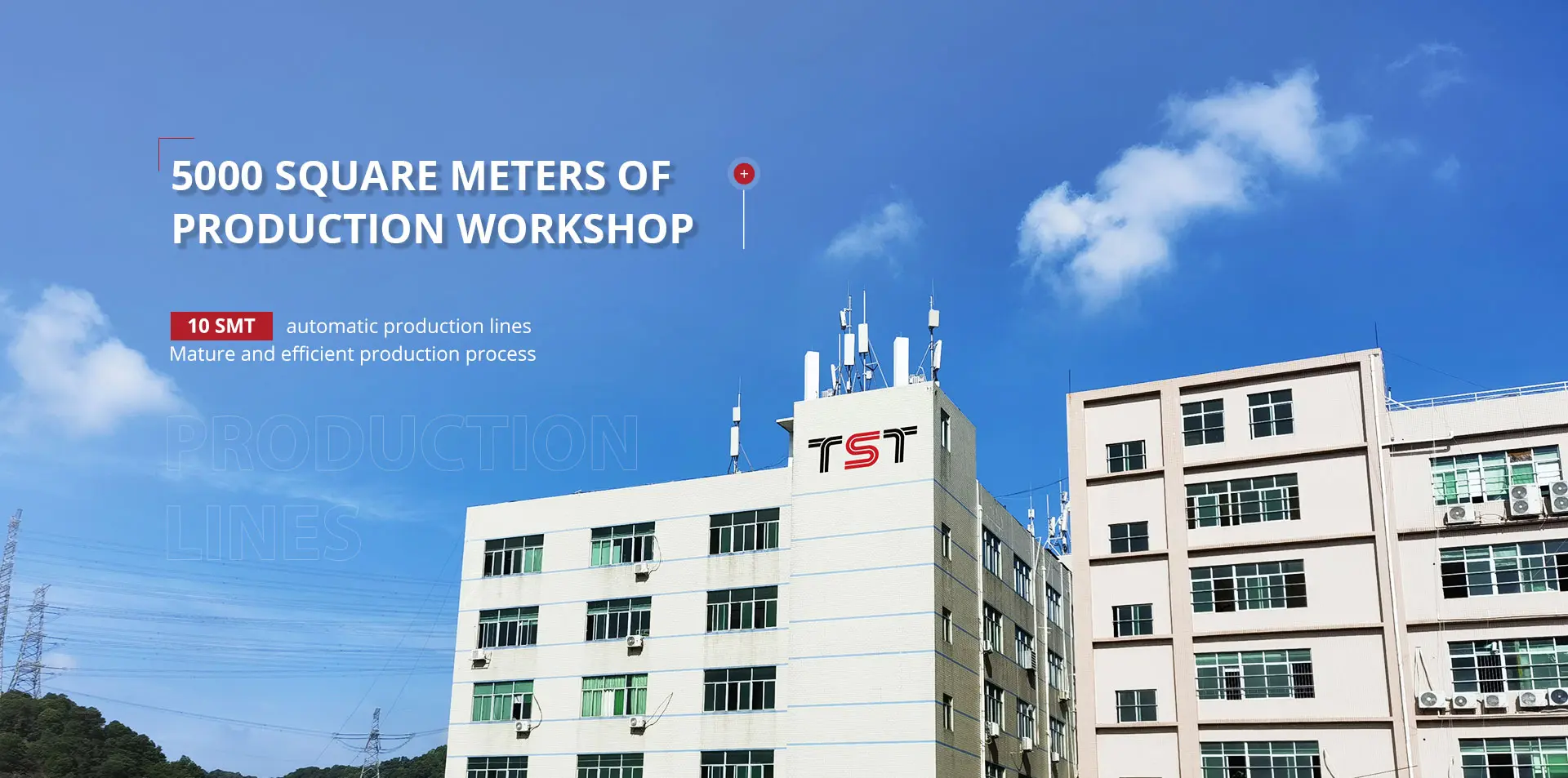 5000 SQUARE METERS OFPRODUCTION WORKSHOP